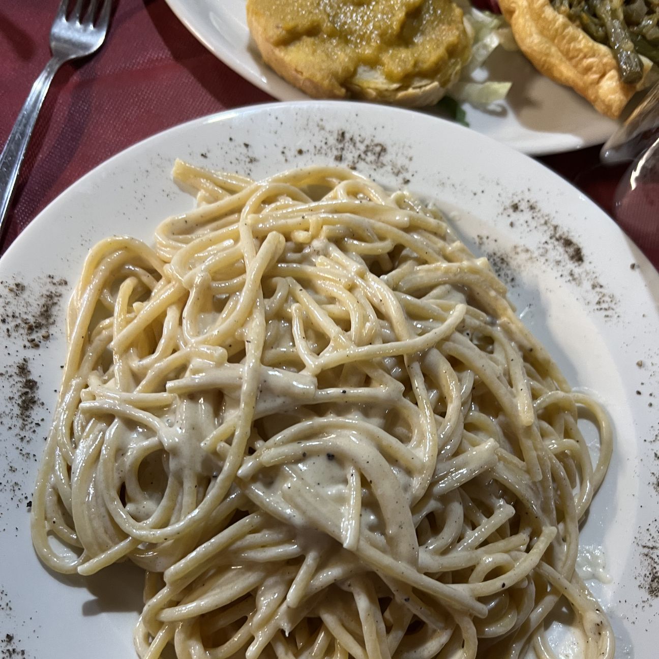 La cacio e pepe