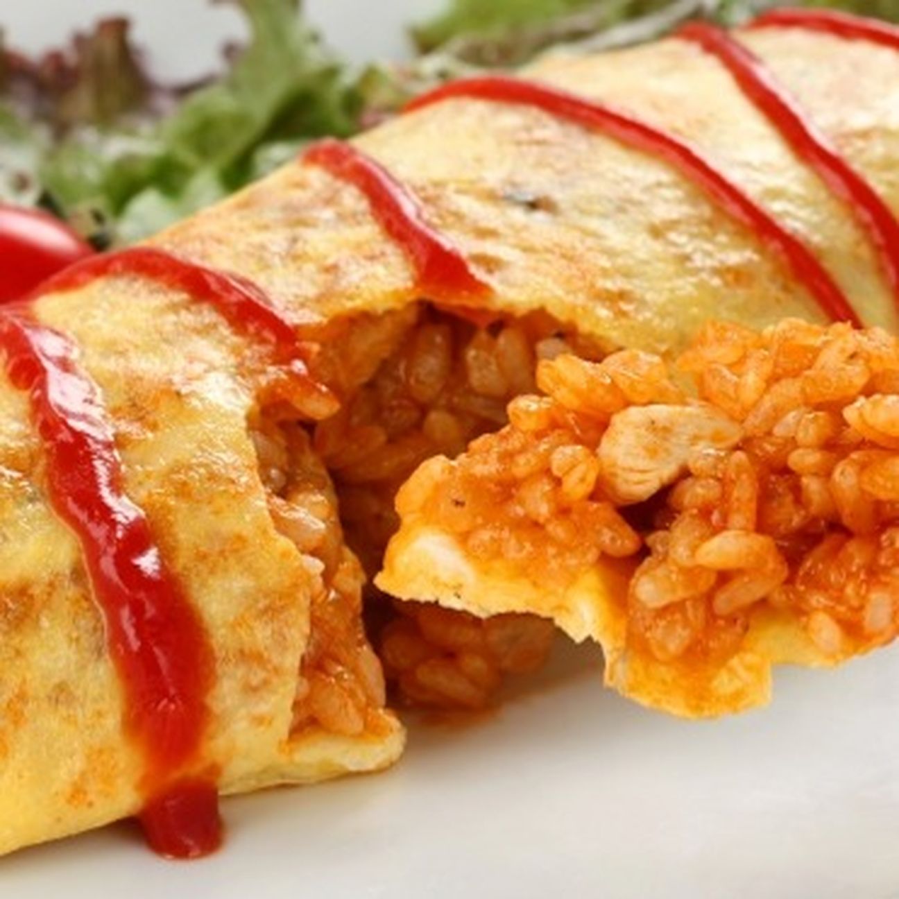 Omelette di riso al Ketchup