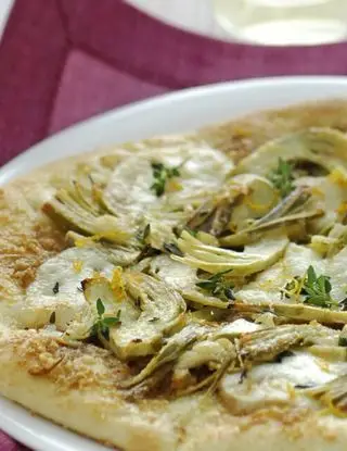 Ricetta Pizza bianca alla mozzarella e arancia di nennelluccia