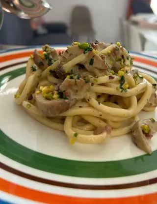 Ricetta Pasta con funghi porcini speck e pistacchi di valentinadinardo3