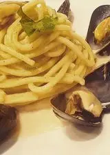 Ricetta Spaghetti alla chitarra con crema di cannellini e cozze