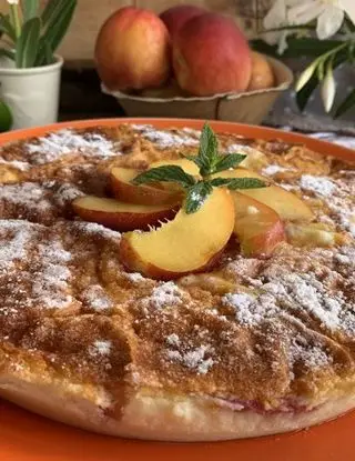 Ricetta CLAFOUTIS ALLE PESCHE di angelasurano80
