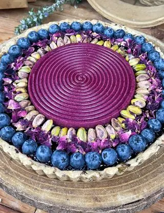 Ricetta CROSTATA AI MIRTILLI E PETALI DI ROSE di angelasurano80