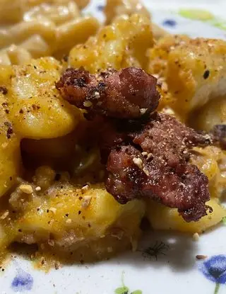 Ricetta Gnocchi con zucca salsiccia e polvere di castagne di marco.cauli