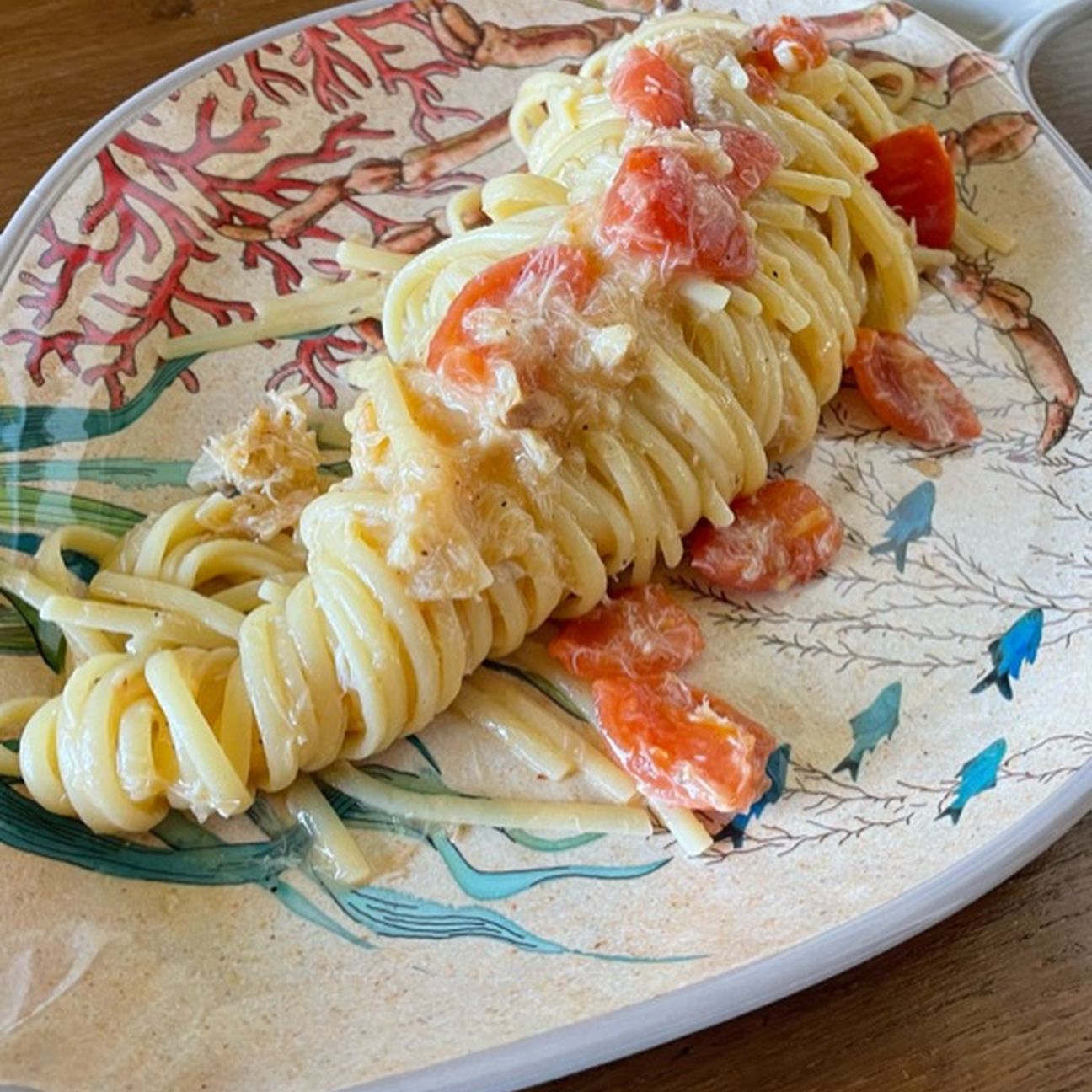 Linguine alla polpa di granchio