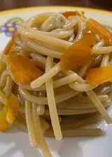 Ricetta Spaghetto aglio, olio, colatura di alici e bottarga