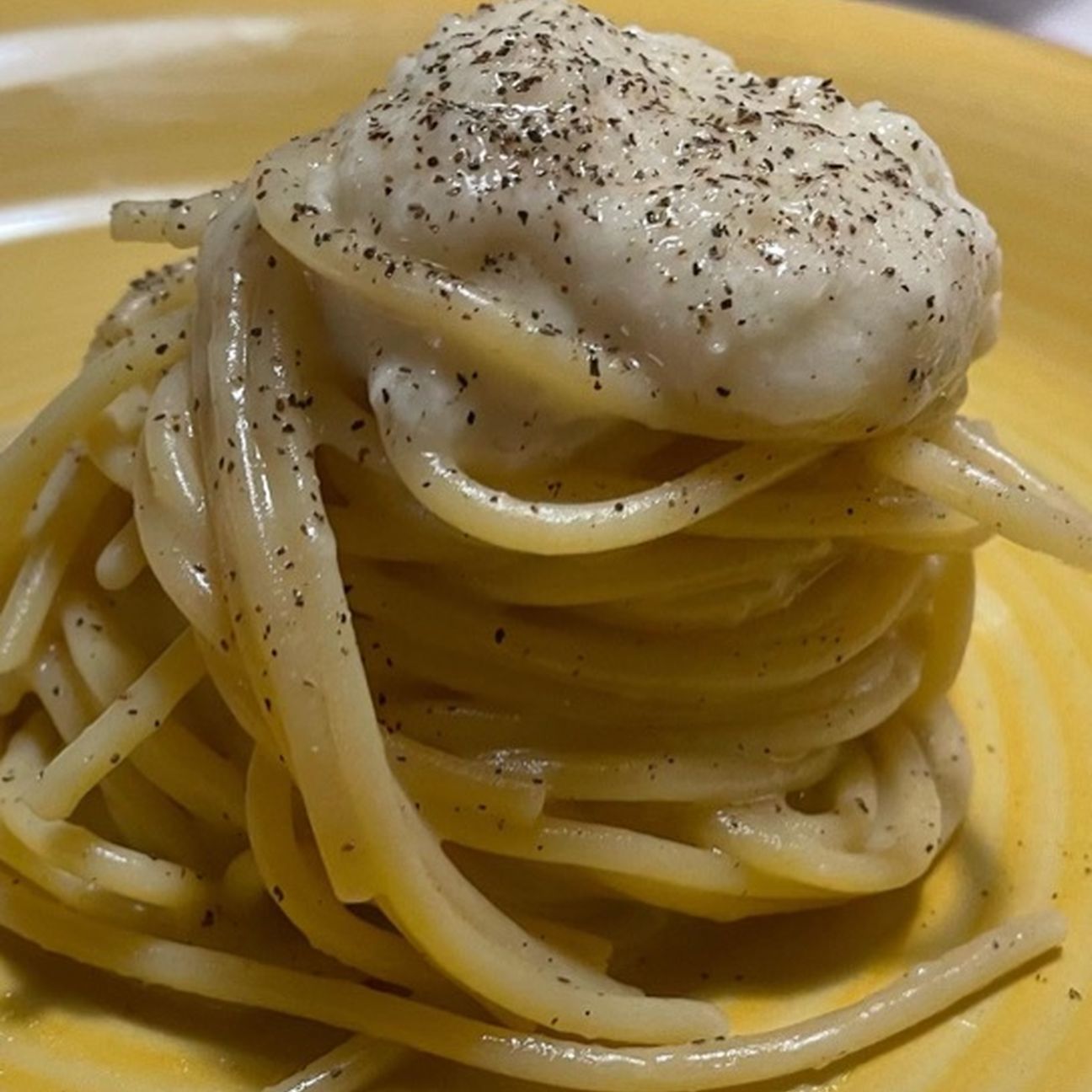 Cacio e pepe gourmet