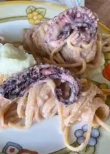 Ricetta Linguine polpo e cavolo