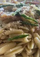 Ricetta Gnocchetti sardi con asparagi selvatici, pancetta e pecorino
