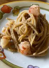 Ricetta Linguine gamberi e anacardi