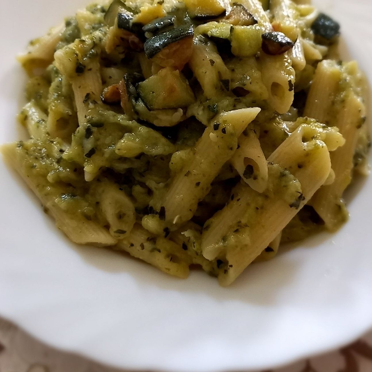 Pennette con crema di zucchine