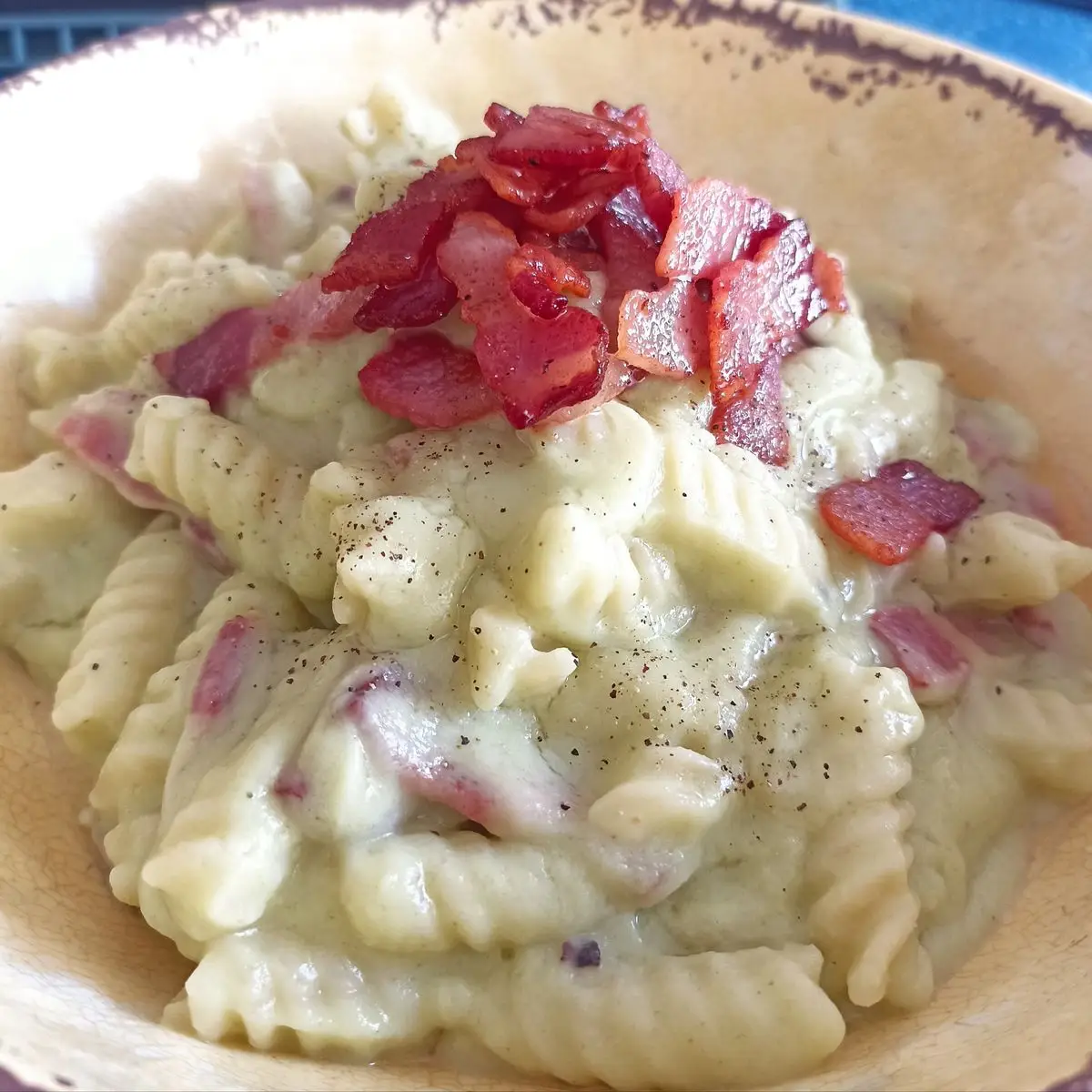 Ricetta Crema di broccoli e  Pancetta di simona976
