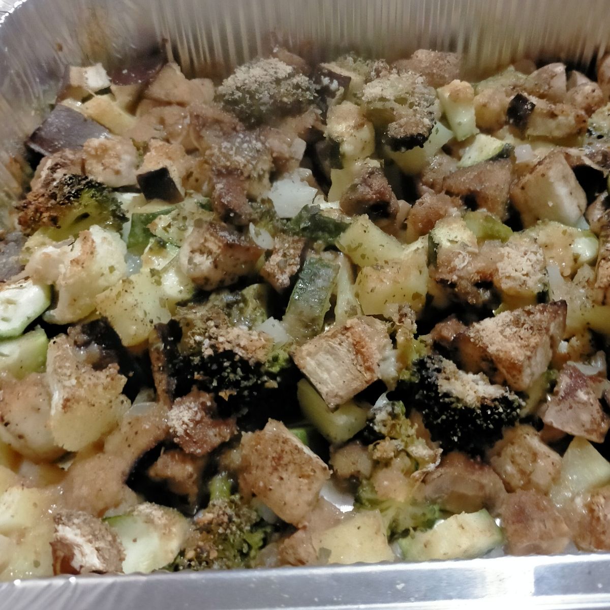 Mix di ortaggi gratinati