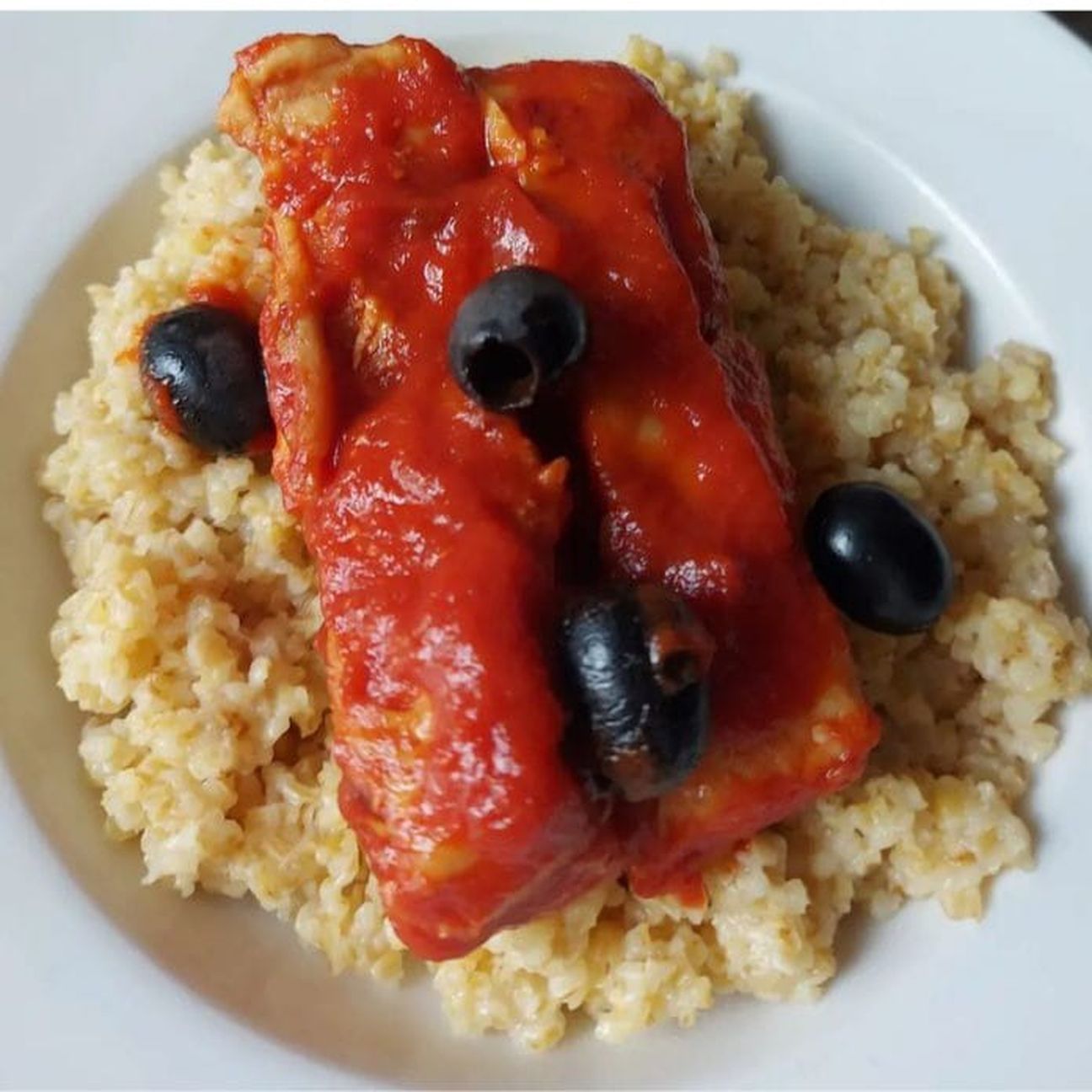 bulgur e nasello alla pizzaiola