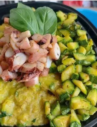 Ricetta porridge allo zafferano e zucchine, totano e zucchine trifolate di annarita528