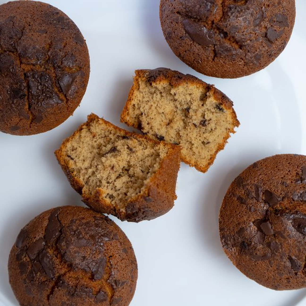 Muffin di riso gusto cappuccino | Friggitrice ad aria