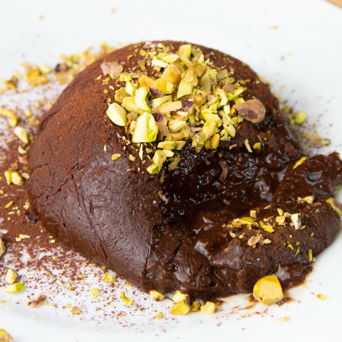 Budino cioccolatoso ai cachi