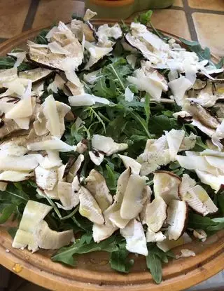 Ricetta Carpaccio di Porcini e Grana su letto di rucola di chezgian