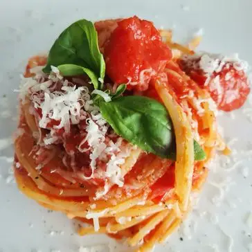 Ricetta Spaghetti al pomodoro di datterino rosso di ida340