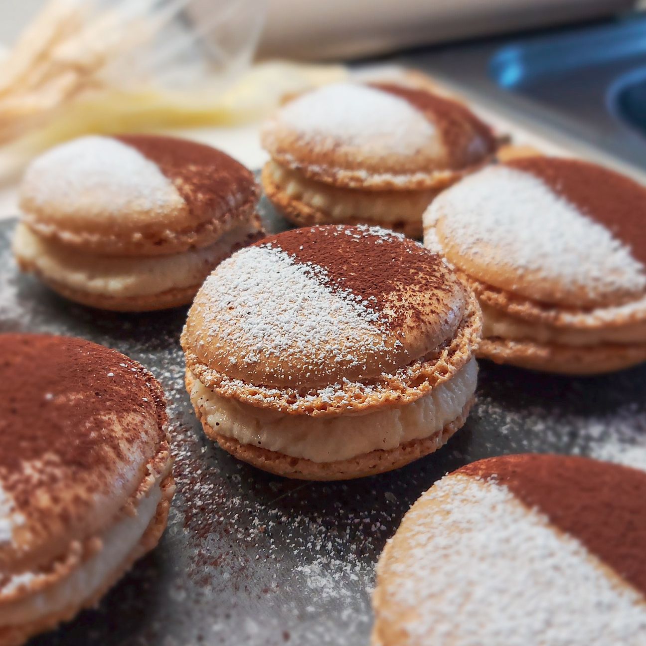 Macarons al tiramisù