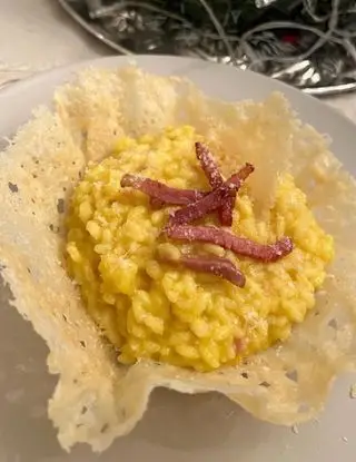 Ricetta Risotto zafferano e speck in crosta di formaggio 🧀 di federica.contento