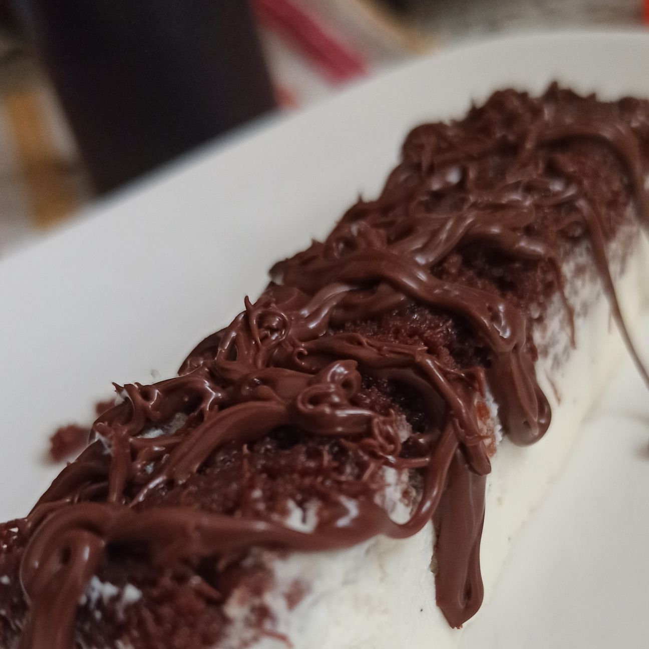 Barretta cheesecake con crema di nocciole