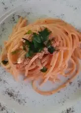 Ricetta Spaghetti con uova pesce San Pietro al profumo di caffe'