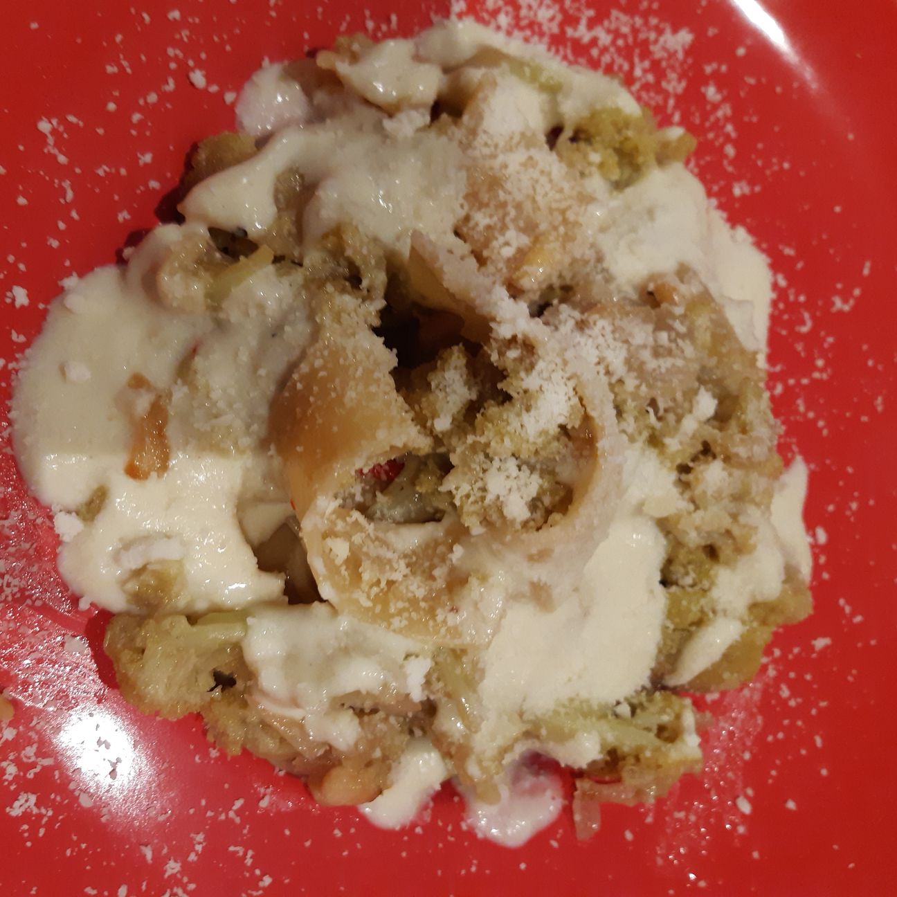 Pappardelle al cavolfiore con spolverata di pecorino romano