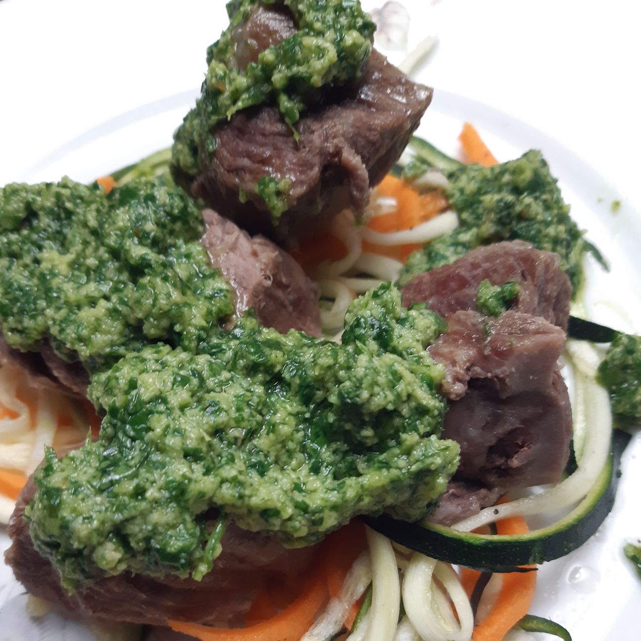 Bollito con salsa verde...