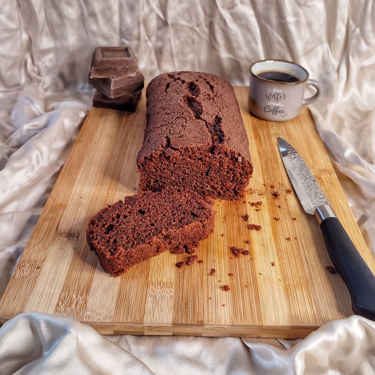 Plumcake al cioccolato fondente