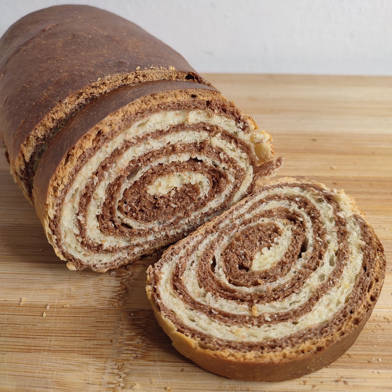 Pan brioche bicolore