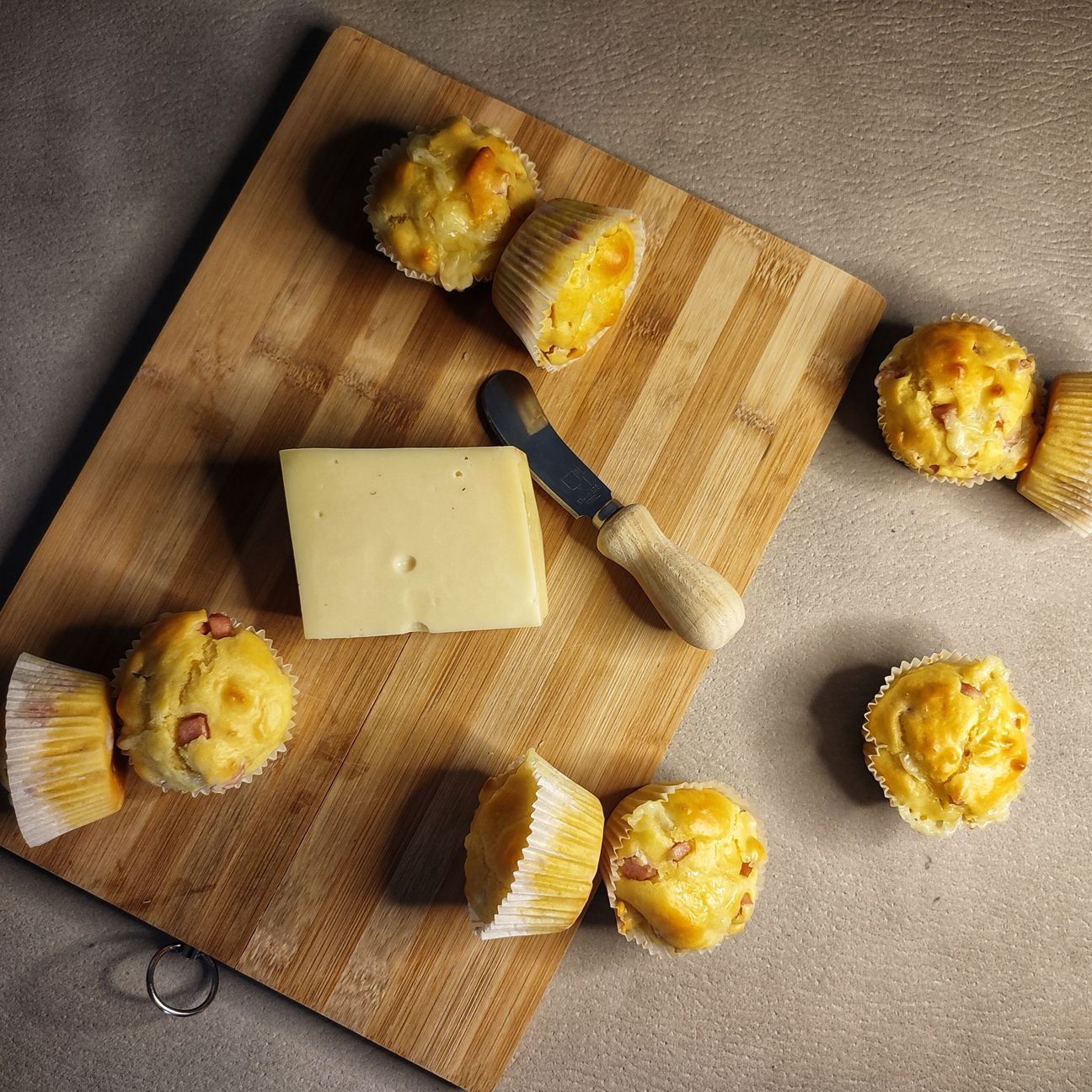Muffin mortadella e fontal