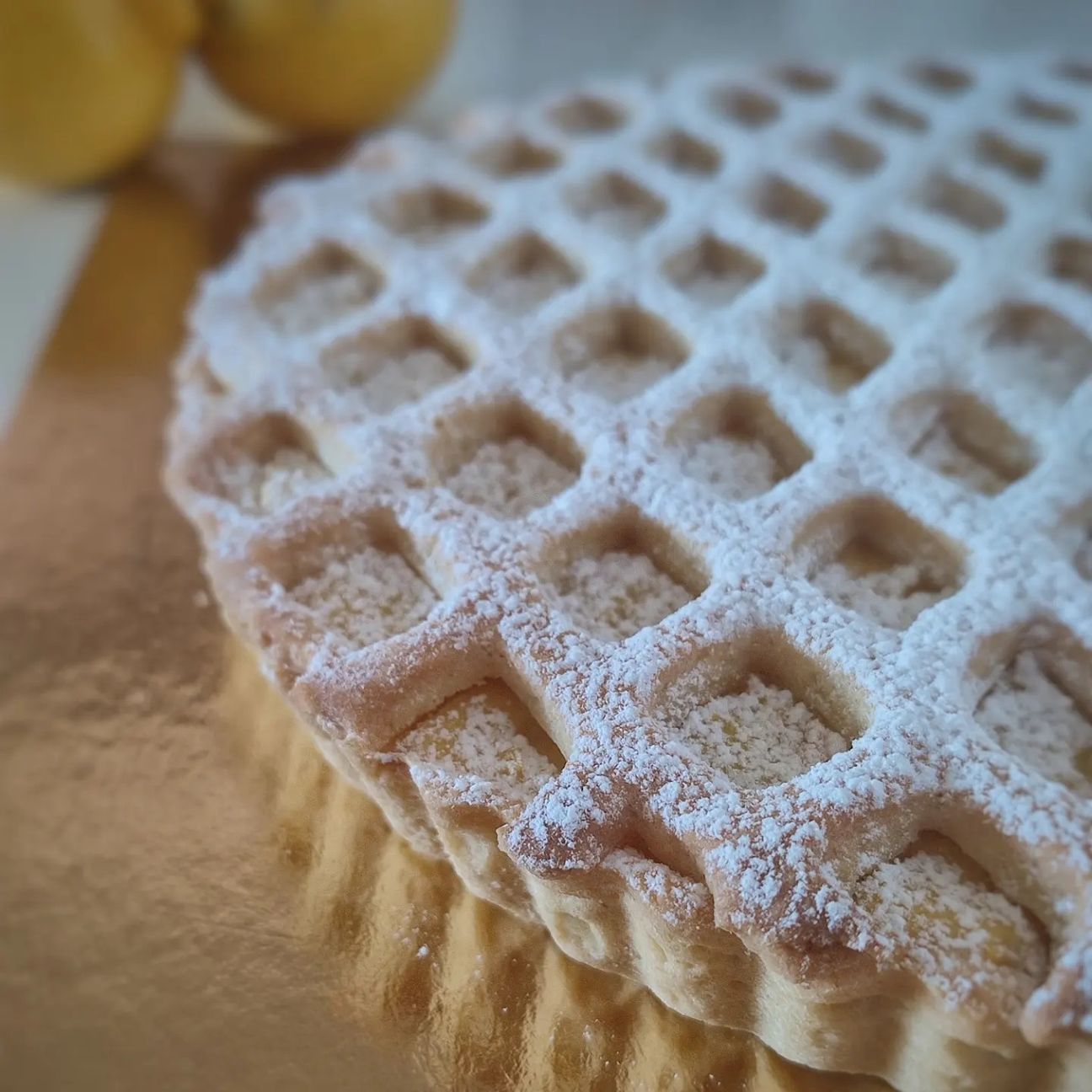 Crostata crema ricotta e limone