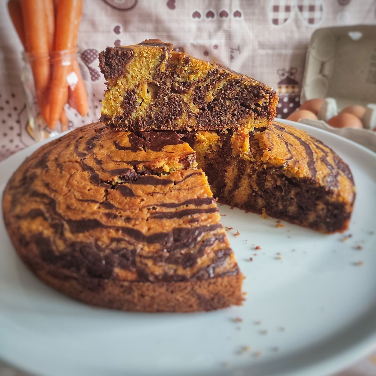 Torta tigrata