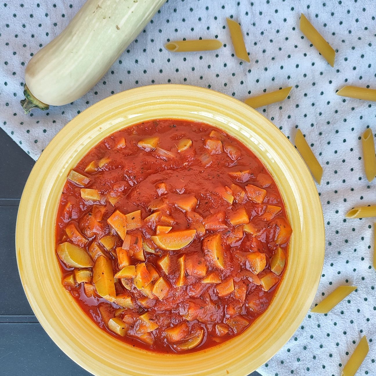 Ragù di zucchine trombetta