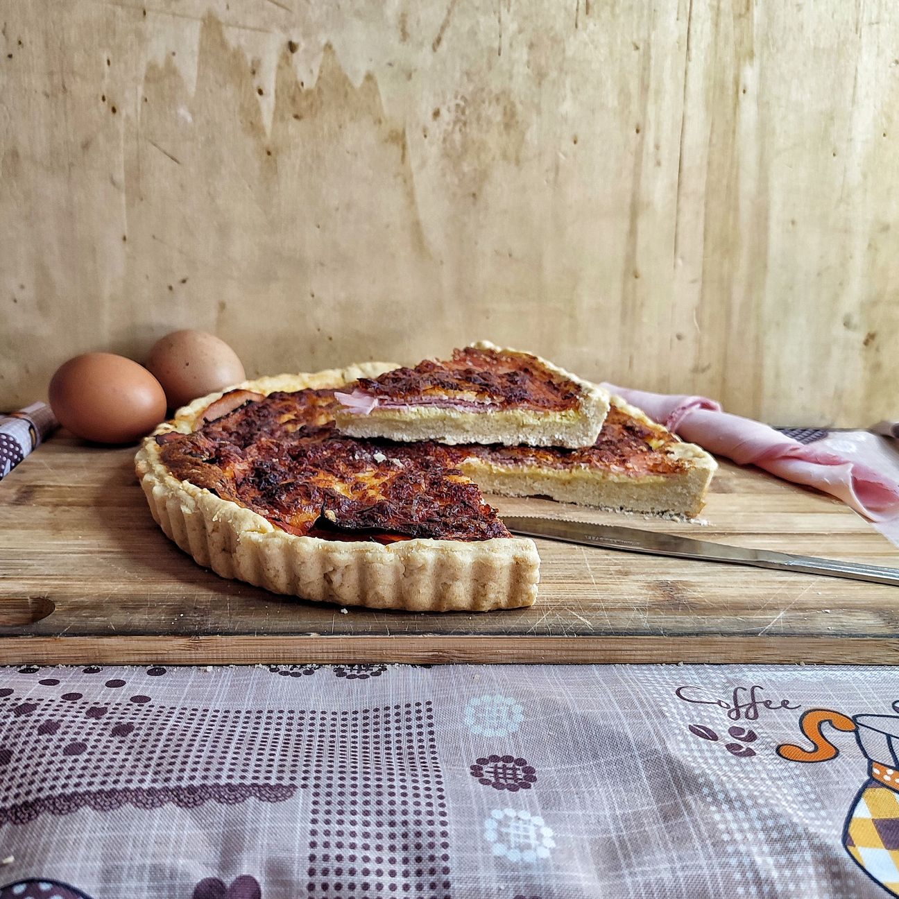 Torta salata con pasta alla birra