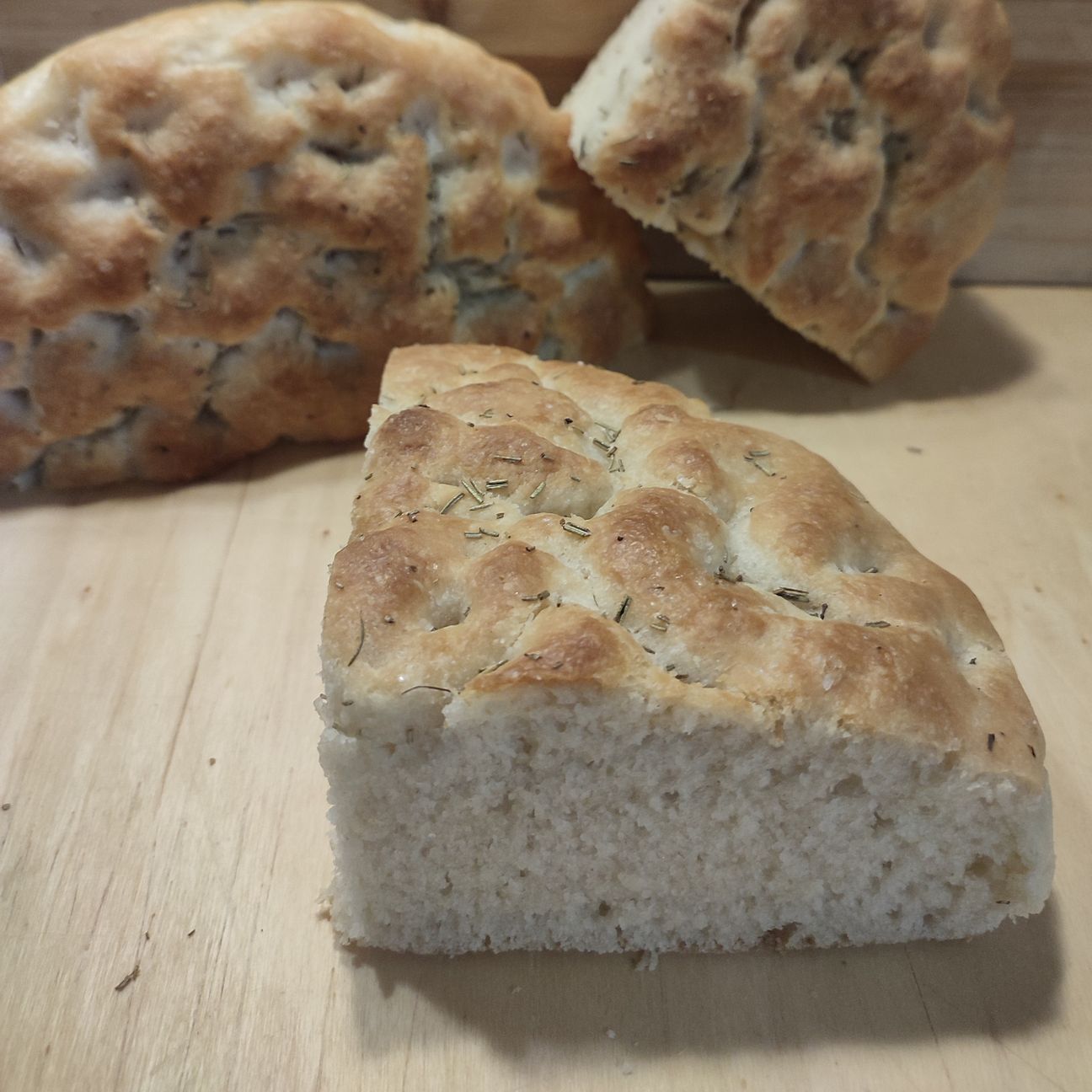 Focaccia con lo strutto