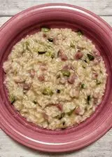 Ricetta Risotto pancetta e zucchine