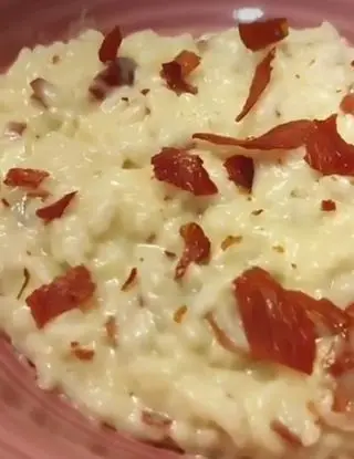 Ricetta Risotto stracchino e speck croccante di CucinaDargento