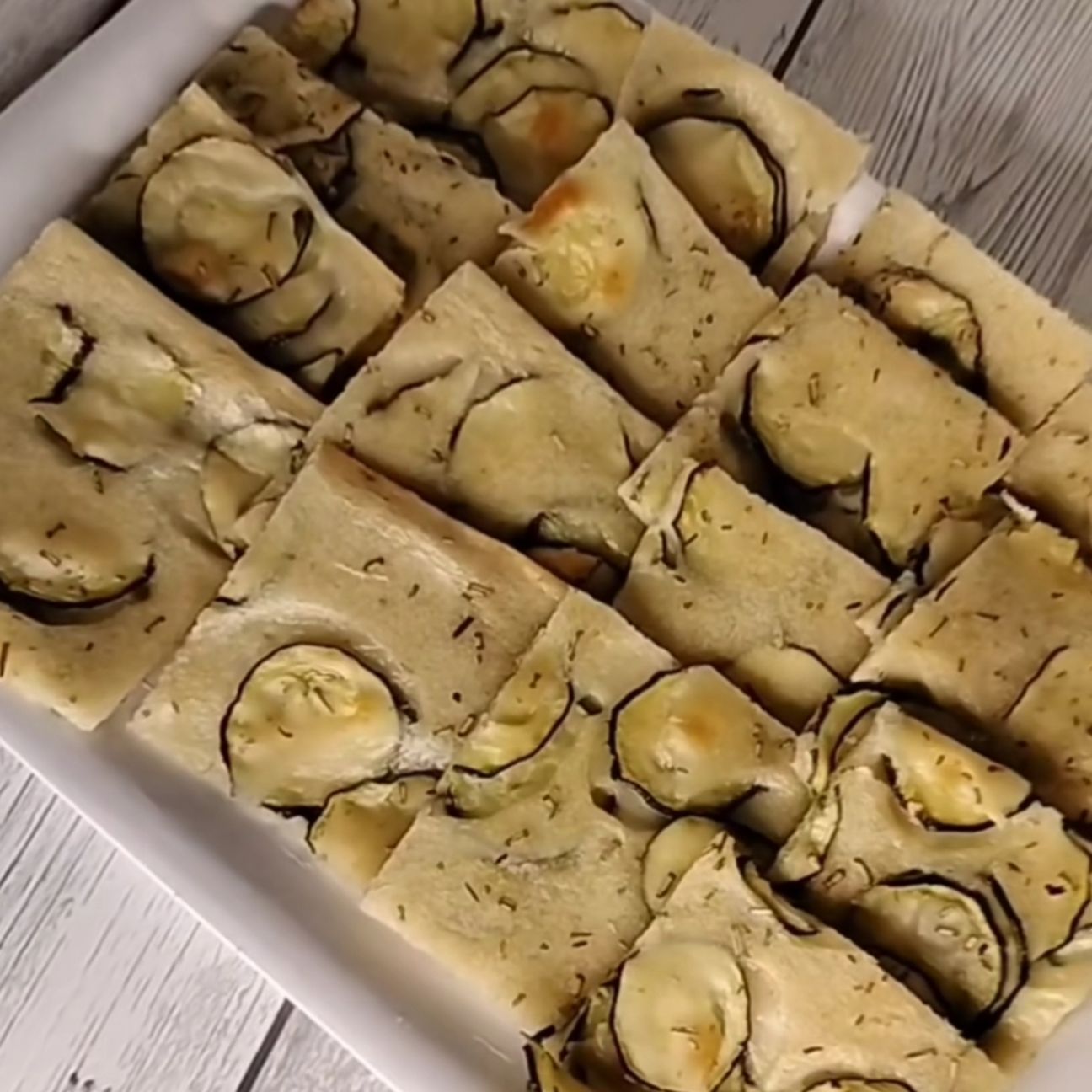 Schiacciata di zucchine