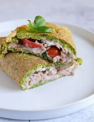 Ricetta Omelette agli spinaci ripiena di ginni_fit