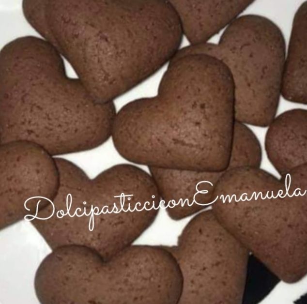 Biscotti Cuore al cacao