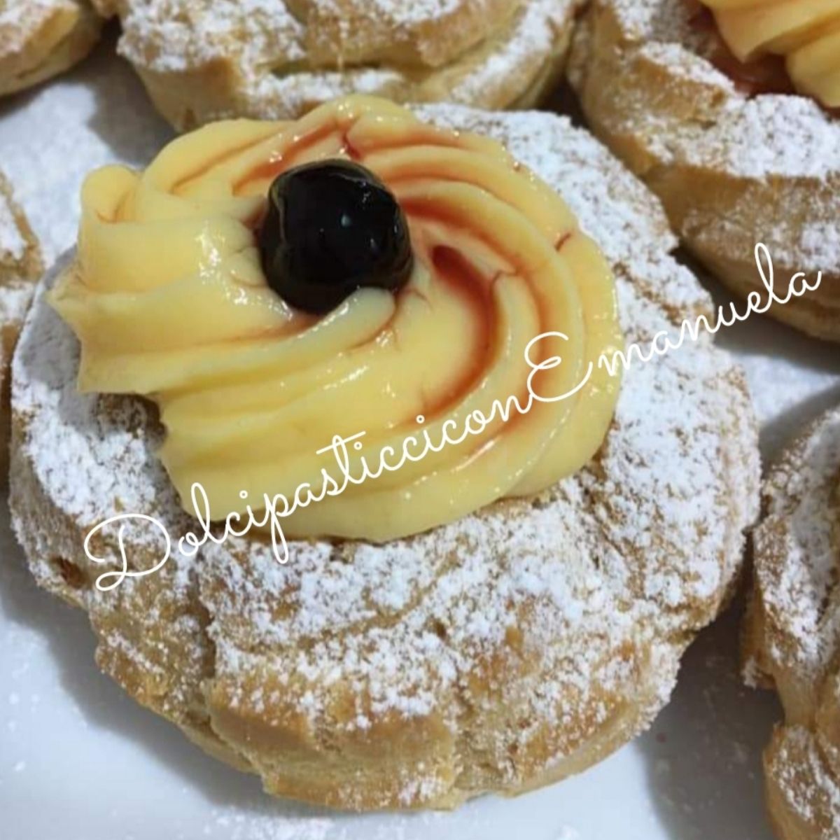 Zeppole san Giuseppe al forno