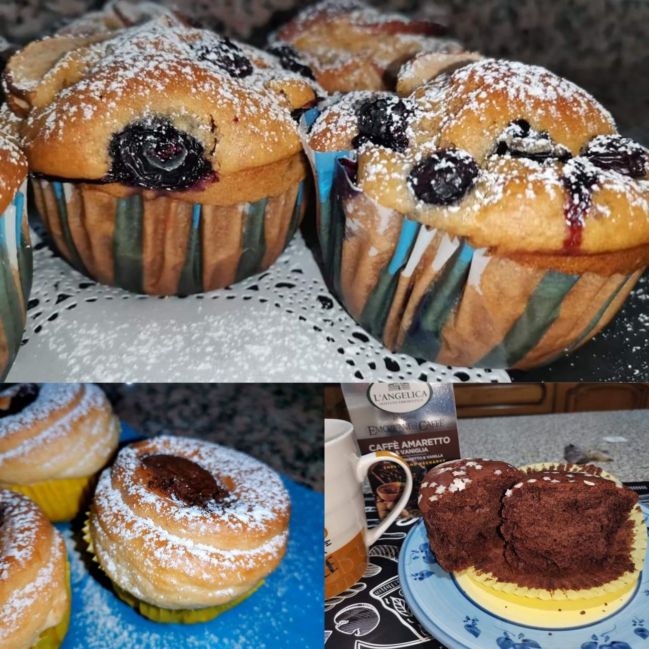 Muffin cacao, cannella, vaniglia. .