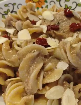 Ricetta Fusillone Garofalo gluten free con pesto di melanzane e pomodori secchi di MariaLaPrecisa