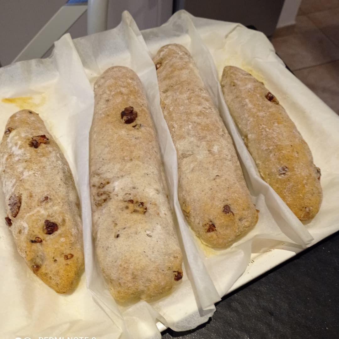 Filoncini alle noci con farina gluten free