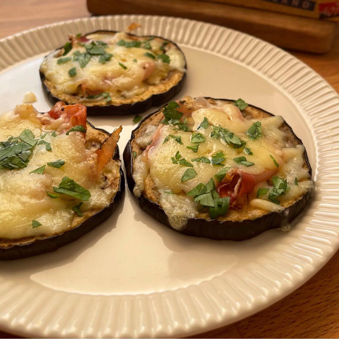 Melanzane con speck e Le Gruyère DOP