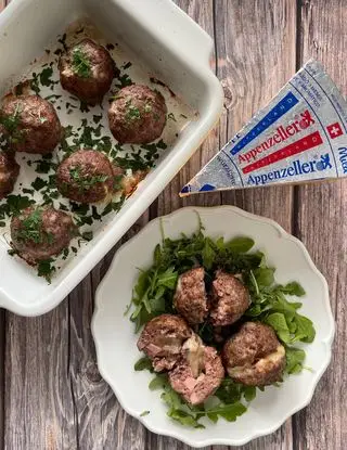 Ricetta Polpette gustose con ripieno di Formaggio Svizzero Appenzeller di juless.cooking