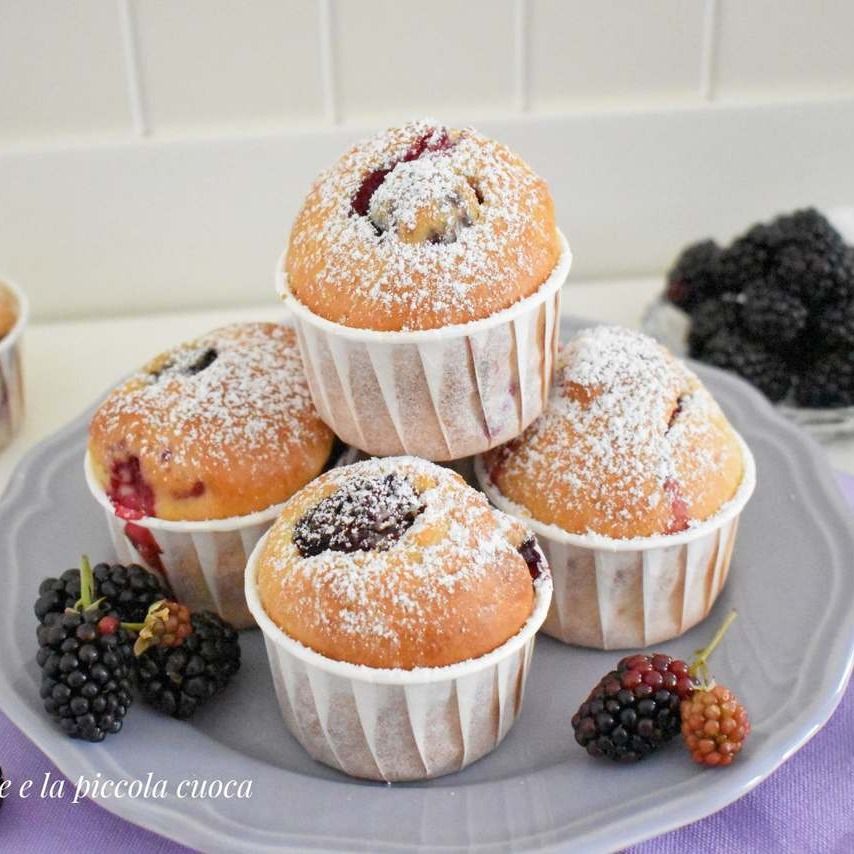 Muffin con more