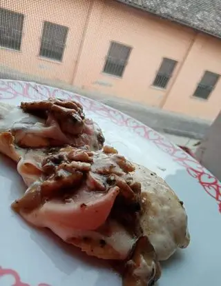 Ricetta Petto di pollo funghi e crudo di rosanna544